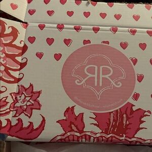 Roller Rabbit Pink Heart and Floral Box